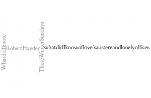 winter poem wordle