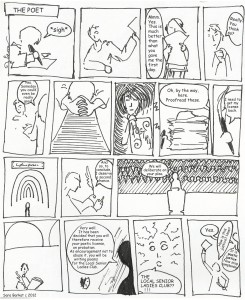 Poetry Humor-The Poet poetic justice by Sara Barkat
