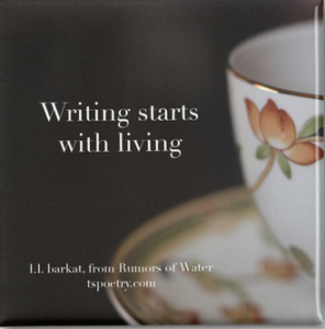 writing starts with living magnet Rumors of Water