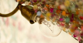 Cento Poems Lightbulb on Mosaic