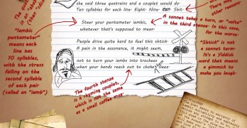 quatrain wreck how to write a sonnet infographic