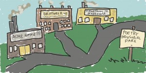 Poetry Industrial Park Comic by Lyla Willingham Lindquist