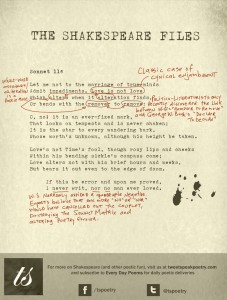 shakespeare files sonnet 116