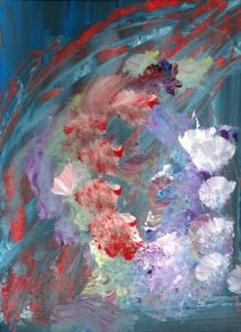 Down Syndrome Awareness Month paintings good night garden