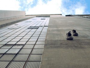 Poetry Shoes on wall