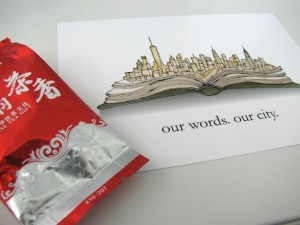Poets House Poem in Your Pocket and Tea from Sarah
