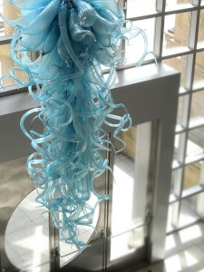 chihuly blue waterfall san jose art museum