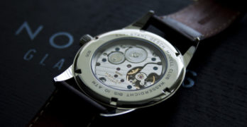 Art of Stillness back side of wristwatch