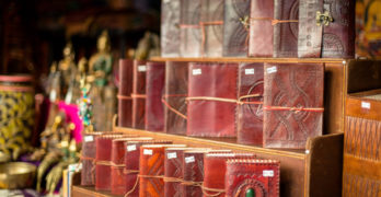 Finding stories - leather journal collection