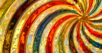 metal kaleidoscope spinner