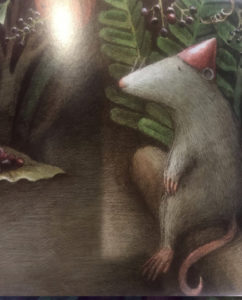 Possum's Harvest Moon party hat