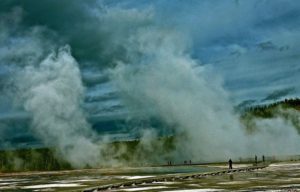 Steamy Skies at Yellowstone