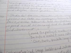 Reading Notebook Poetry of Math