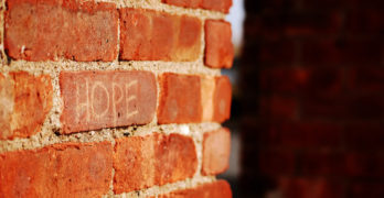 Red Brick Wall With Hope Poetry