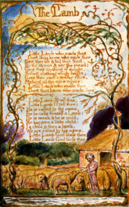 Songs-of-Innocence-The Lamb William Blake Illustration