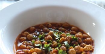 Curried chickpeas