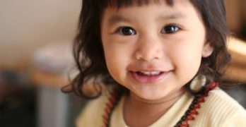 Literacy love smiling girl