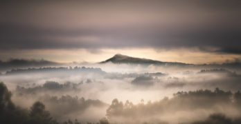 mountains and clouds for The Silver Chair by C.S. Lewis