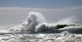 Storm at sea