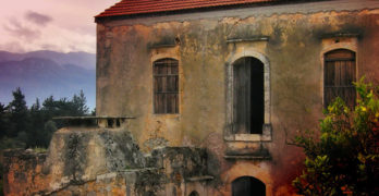 Crete old village house