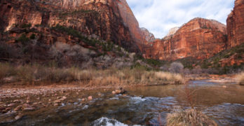 Zion National Park Utah red-cliffs