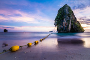 Rope on beach