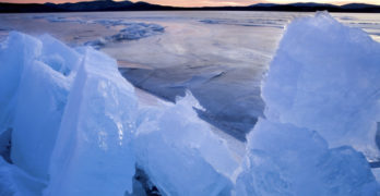 Eagle Lake, California, in winter