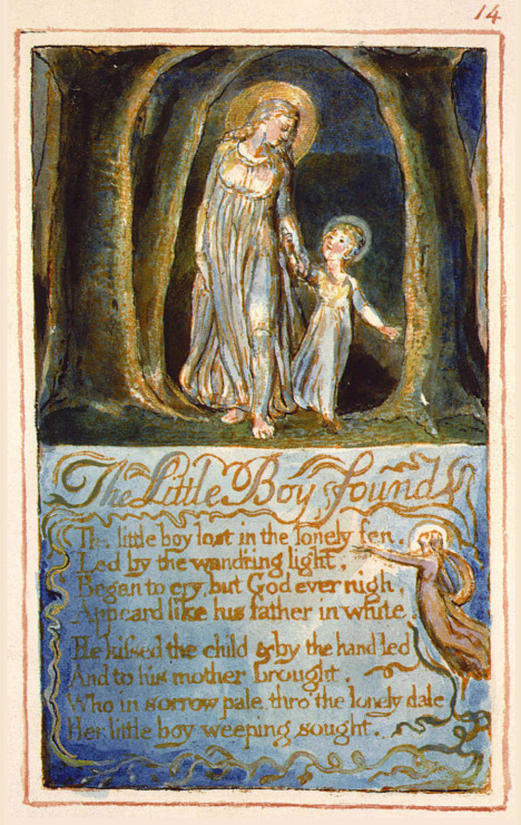 william blake little boy found