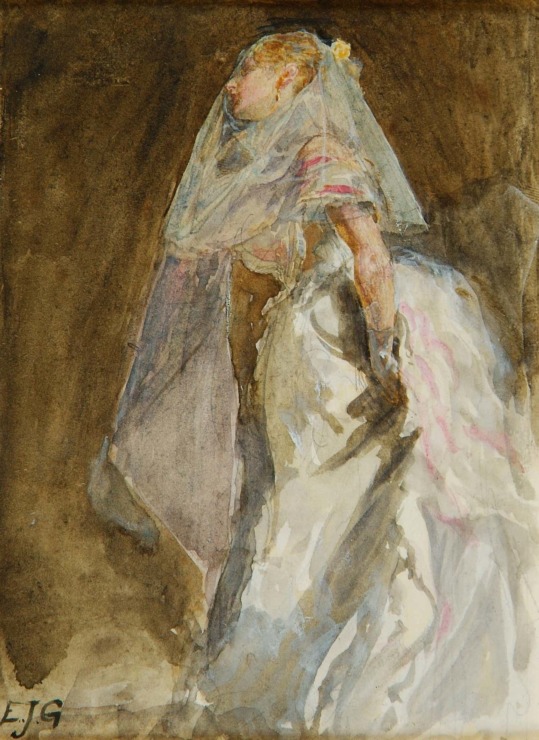 the bride by edward john gregory for poem eulalie edgar allan poe