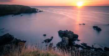 sunset at Stonehaven Emily Bronte