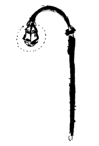 pen and ink lantern