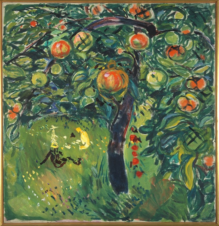 apple tree ripe with fruit