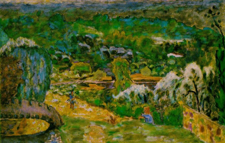 fertile landscape in spring