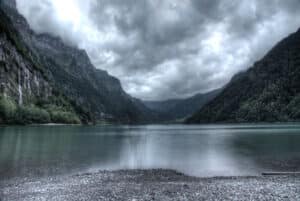 Mountain lake Luzzi Dante