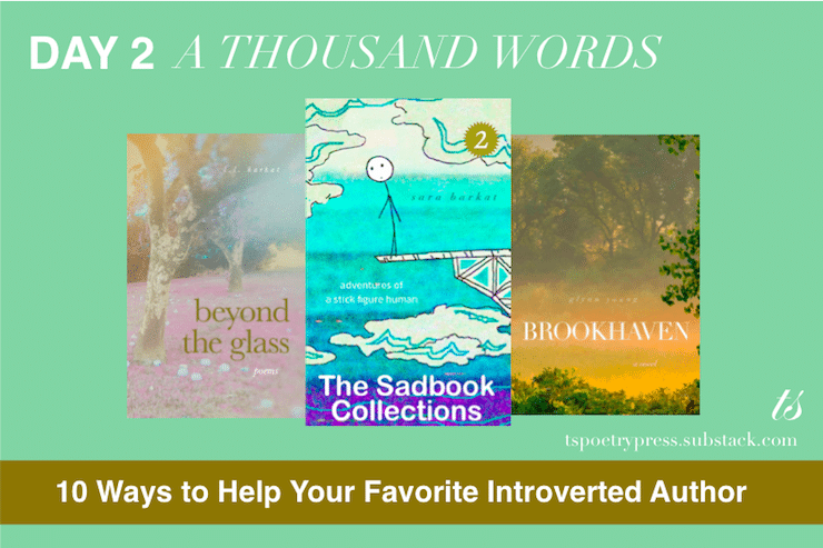 10 ways to help favorite introverted author-day 2-a thousand words