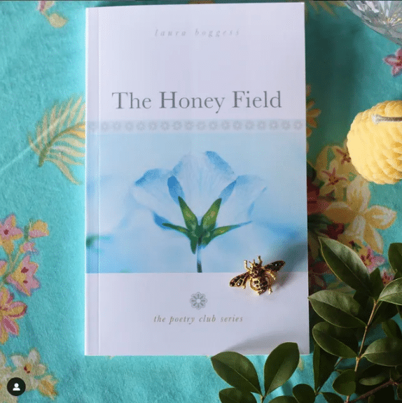 the honey field with bee jewelry