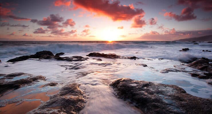 Ocean sun Flint