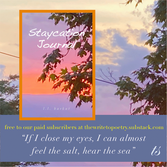 free staycation journal chapbook