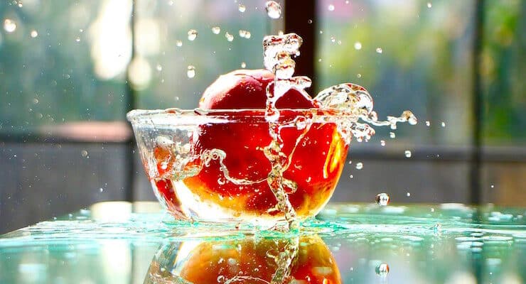 playing with language orange splashing