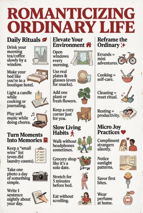 romanticizing your ordinary life