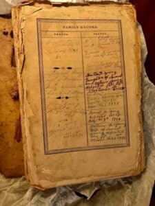 Family Bible records